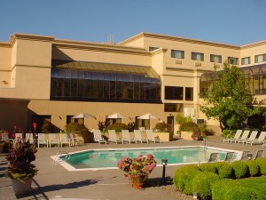 Monarch Hotel courtyard